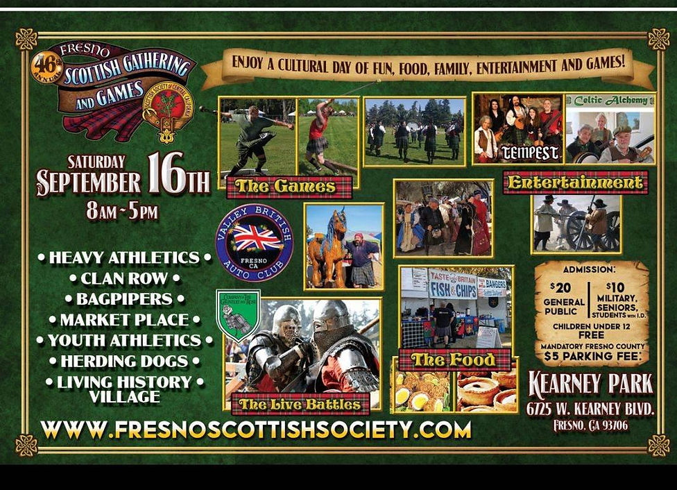 Scottish Games Fresno Scottish Society